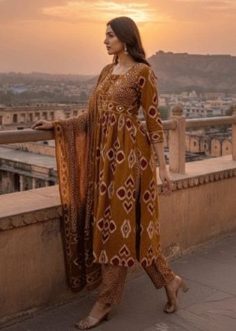 Dupptta set fabric - cotton 60x60